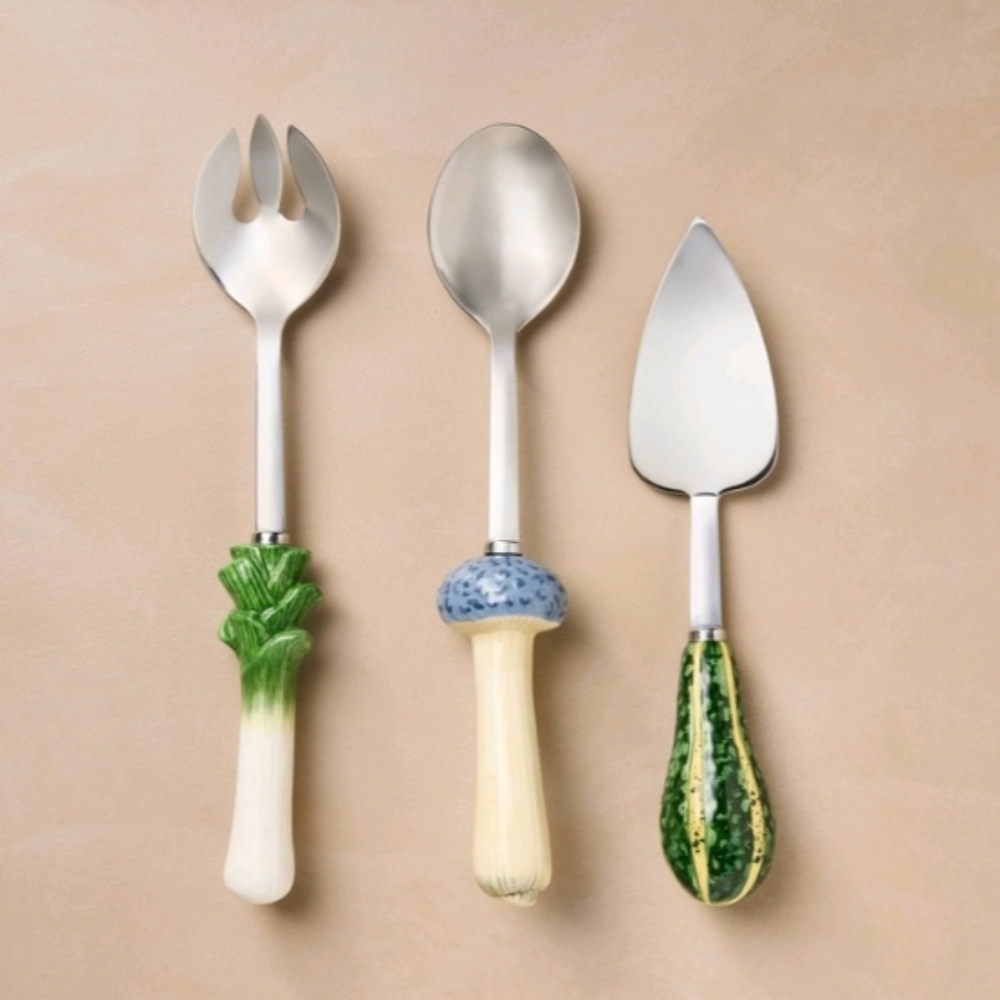 NWT John Derian flatware serving set